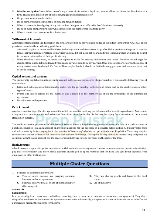 Accountancy - Class 12 CBSE