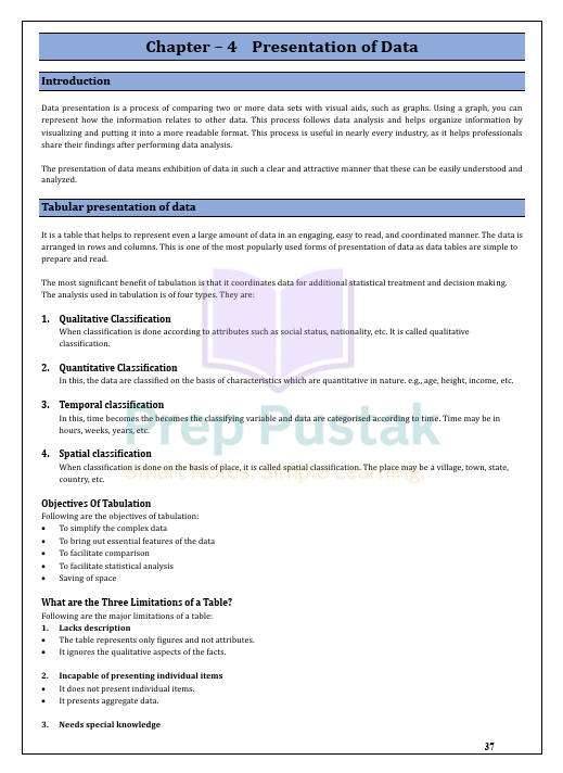 Economics - Class 11 CBSE